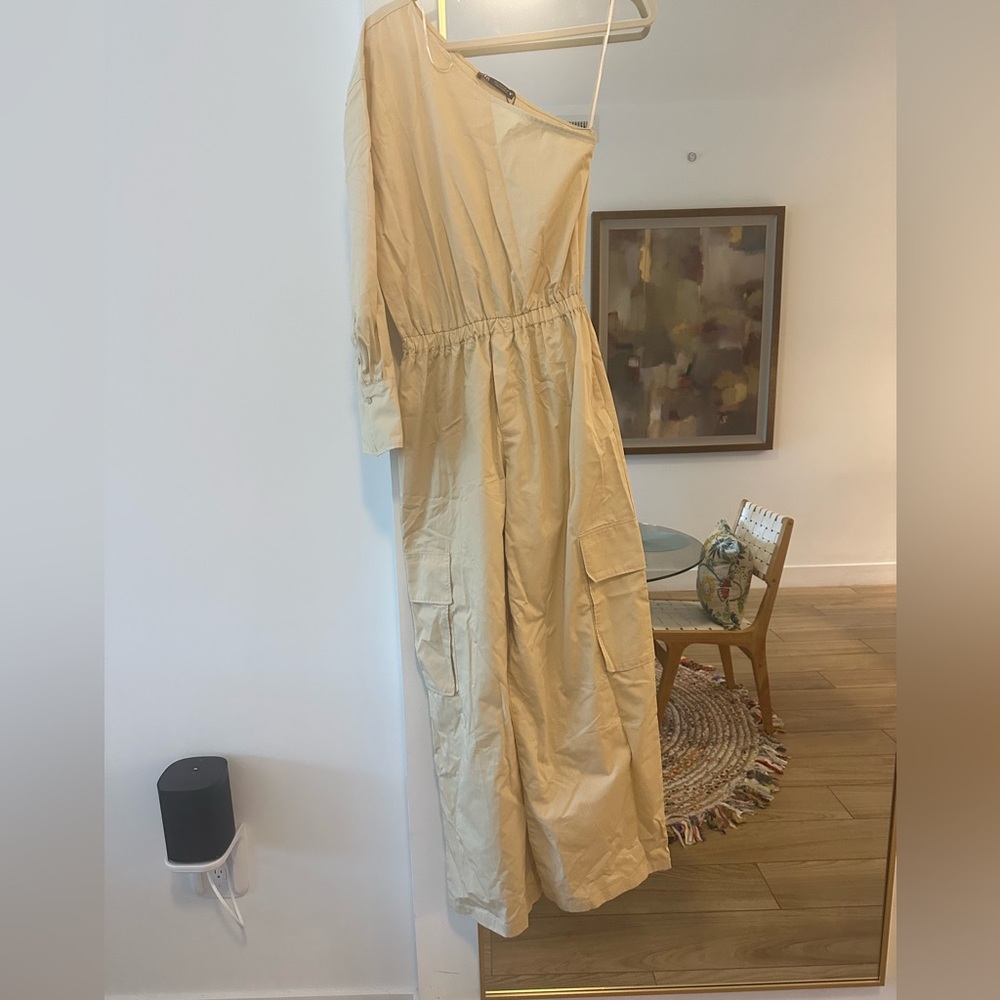 Zara One Shoulder Jumpsuit